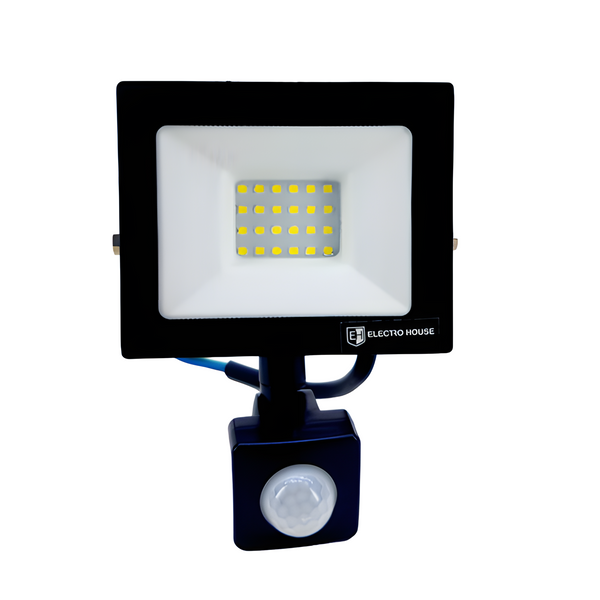 LED прожектор с д. движения 30 Вт 6500К 2700 Лм IP65 EH-LP-213 фото
