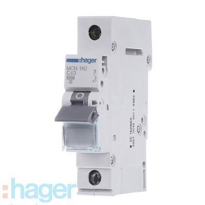 Автоматичний вимикач Hager 40A MCN140  MCN140 фото