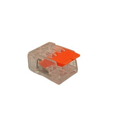 Конектор на 2 контакти 450В 32A прозорий CN-2P-450V-32A-TR фото