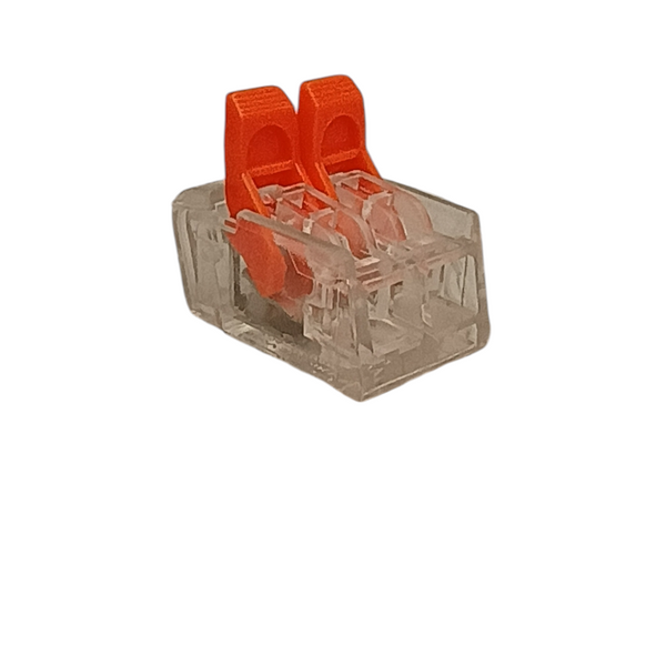 Конектор на 2 контакти 450В 32A прозорий CN-2P-450V-32A-TR фото
