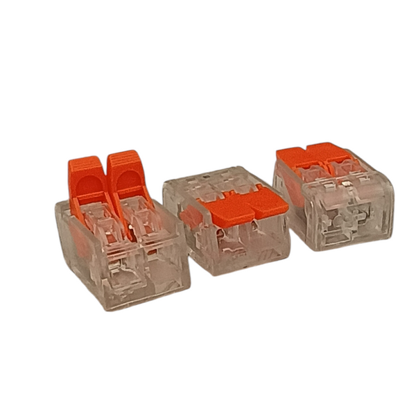 Конектор на 2 контакти 450В 32A прозорий CN-2P-450V-32A-TR фото