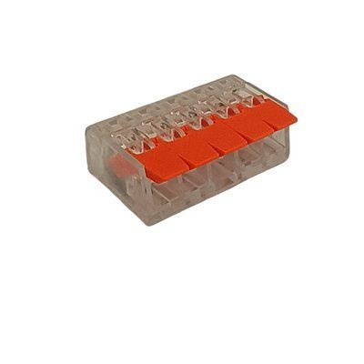 Конектор на 5 контактів 450В 32A прозорий CN-5P-450V-32A-TR фото