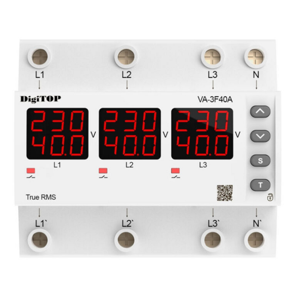 Реле напряжения з контролем тока &ndash; VA-3F40A M6R VA-3F40A M6R фото